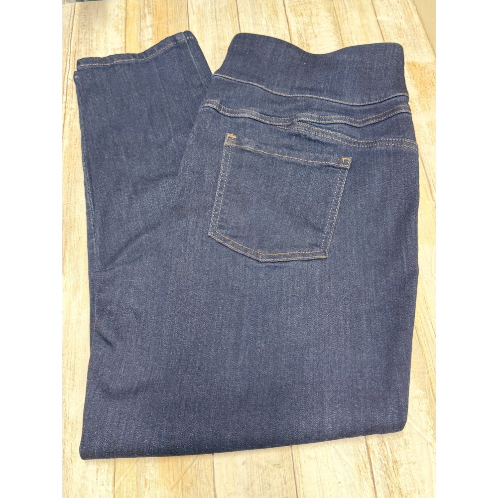 Chicos Perfect Stretch Pull On Jegging Ankle Denim Jeans size 2.5(U.S. 14) EUC